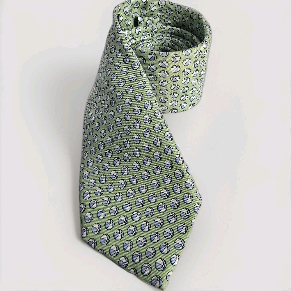 Vineyard Vines Green and Blue Patterned Tie